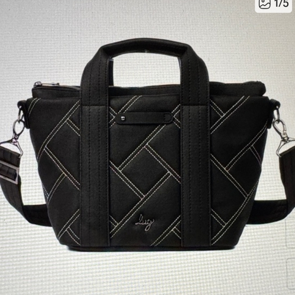 Lug Dory Matte Lux Black W/Rainbow Stitch